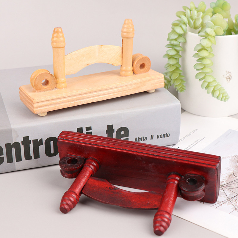 1kom držač zaslona za ventilatore Kineski stil Ručno drvo/svila/papir/čipka sklopivi stalak za ventilatore Držač baze zaslona 14*8*4cm