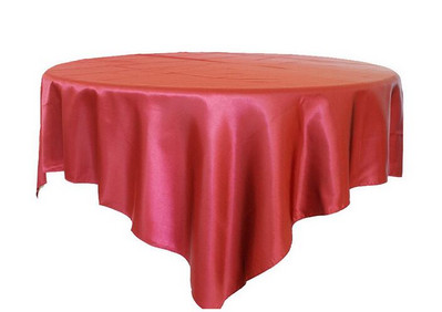 145cm/175cm/180cm/228cm Kvadrātveida apaļš galdauts, satīna audums, ciets galdauts, pārklājs kāzu ballītei banketam mājas galda dekors