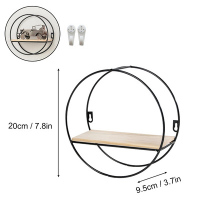 Nordic Wall metāla glabāšanas turētājs Peldošs sešstūris montēts plaukta rāmis zelta plaukti, sienas glabāšanas un displeja mājas dekorēšana