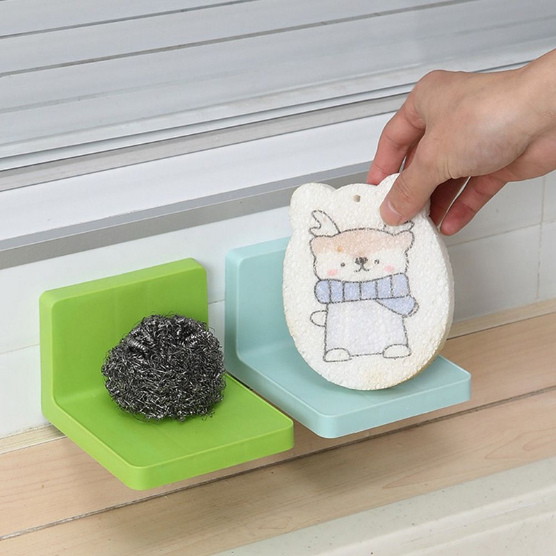 Sienas plaukts bez perforatora Mājas apdares statīvs Rokdarbu displeja kronšteins Dažādas preces Plaukti Vannas istabas glabāšanas turētājs Dekoratīvie plaukti