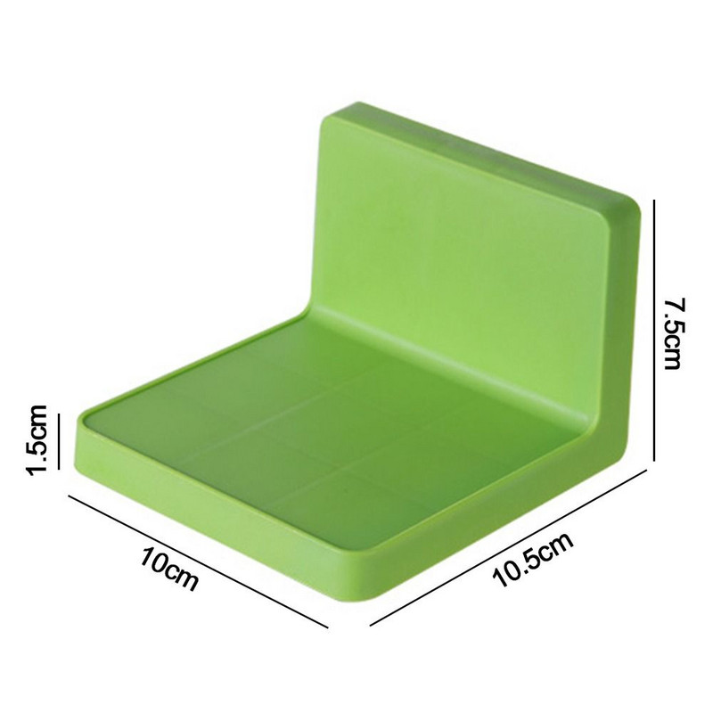 Sienas plaukts bez perforatora Mājas apdares statīvs Rokdarbu displeja kronšteins Dažādas preces Plaukti Vannas istabas glabāšanas turētājs Dekoratīvie plaukti