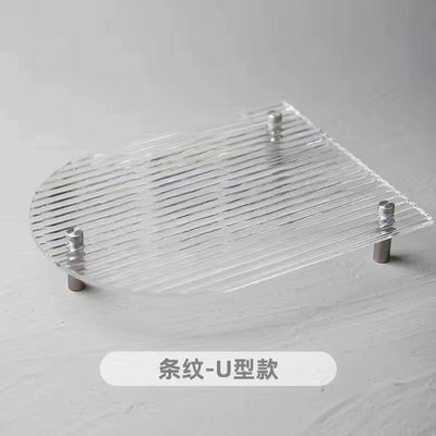 Akrila paplāte mājas dekorēšanai displeja stendi rotaslietas deserti aplauzums dekoratīvs šķīvis viesistaba galda plauktu plaukts tualetes organizators