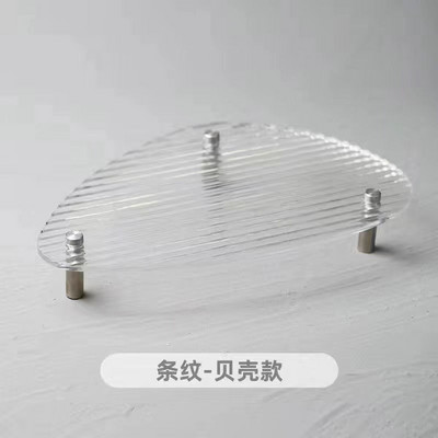 Akrila paplāte mājas dekorēšanai displeja stendi rotaslietas deserti aplauzums dekoratīvs šķīvis viesistaba galda plauktu plaukts tualetes organizators