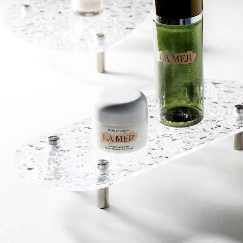 Akrila paplāte mājas dekorēšanai displeja stendi rotaslietas deserti aplauzums dekoratīvs šķīvis viesistaba galda plauktu plaukts tualetes organizators