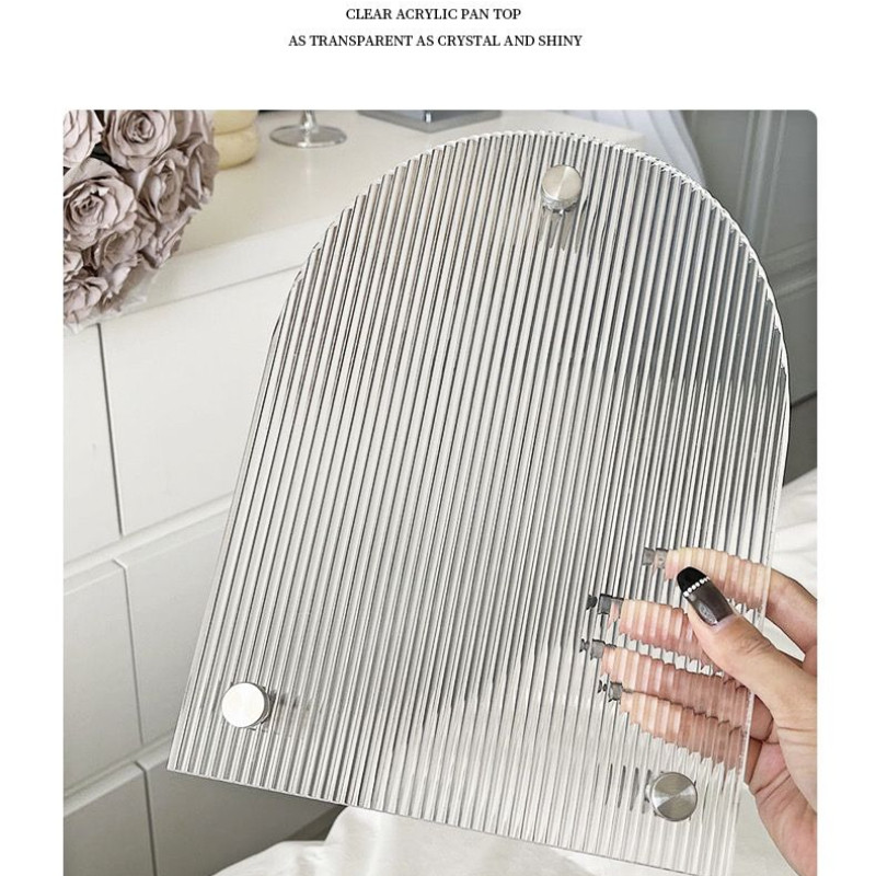 Akrila paplāte mājas dekorēšanai displeja stendi rotaslietas deserti aplauzums dekoratīvs šķīvis viesistaba galda plauktu plaukts tualetes organizators