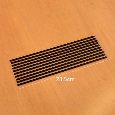 10 tk Kasulikud parfüümid Lenduvad rotangist pulgad mustad aroomiõli hajuti jaoks Naturaalse pilliroo kodukaunistus