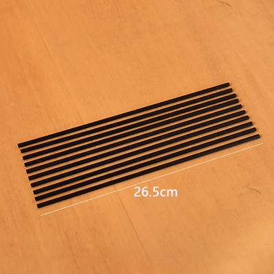 10 tk Kasulikud parfüümid Lenduvad rotangist pulgad mustad aroomiõli hajuti jaoks Naturaalse pilliroo kodukaunistus