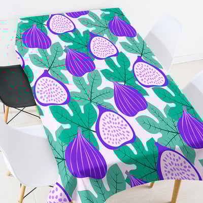 Állatvirágok terítő manteles de mesa téglalap alakú lila terítő asztalterítő terítő téglalap alakú esküvői dekoráció