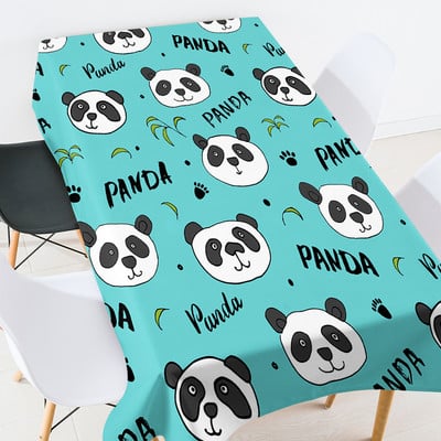 Állatvirágok terítő manteles de mesa téglalap alakú lila terítő asztalterítő terítő téglalap alakú esküvői dekoráció