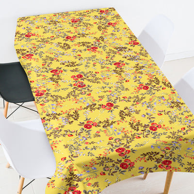 Állatvirágok terítő manteles de mesa téglalap alakú lila terítő asztalterítő terítő téglalap alakú esküvői dekoráció