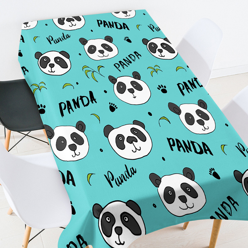 Állatvirágok terítő manteles de mesa téglalap alakú lila terítő asztalterítő terítő téglalap alakú esküvői dekoráció