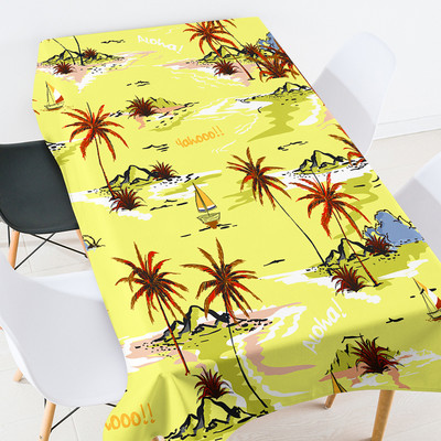 Krāsains kokosriekstu koka galda pārklājs kāzu galda pārklājs sarkans galdauts izšūts galdauts galdauts galdauts