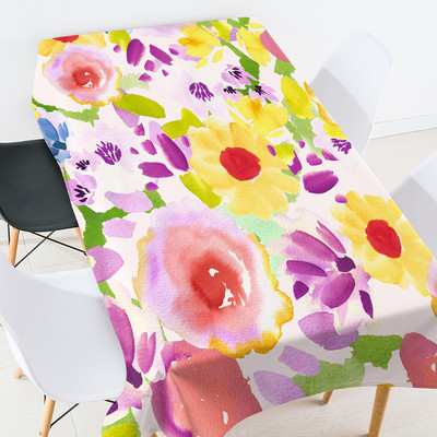 Krāsains kokosriekstu koka galda pārklājs kāzu galda pārklājs sarkans galdauts izšūts galdauts galdauts galdauts