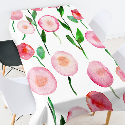 Krāsu kokosriekstu koka pusdienu galda dekors galdauts taisnstūrveida kafijas galdiņš viesistabai Galda svinību dekorēšanas galda pārklājs