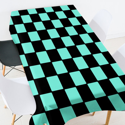 Ģeometriski svītrains režģis kāzu dekorācijas galdauts ūdensizturīgs telpu dekorējums estētisks izšūts galdauts galdauts