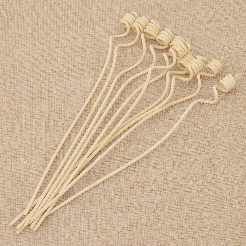 10 τμχ Ξύλινα καλάμια από ρατάν μέσα από λουλούδια Διαχυτήρες αξεσουάρ Ραβδί αντικατάστασης διάχυσης καλαμιών DIY Διακόσμηση σπιτιού