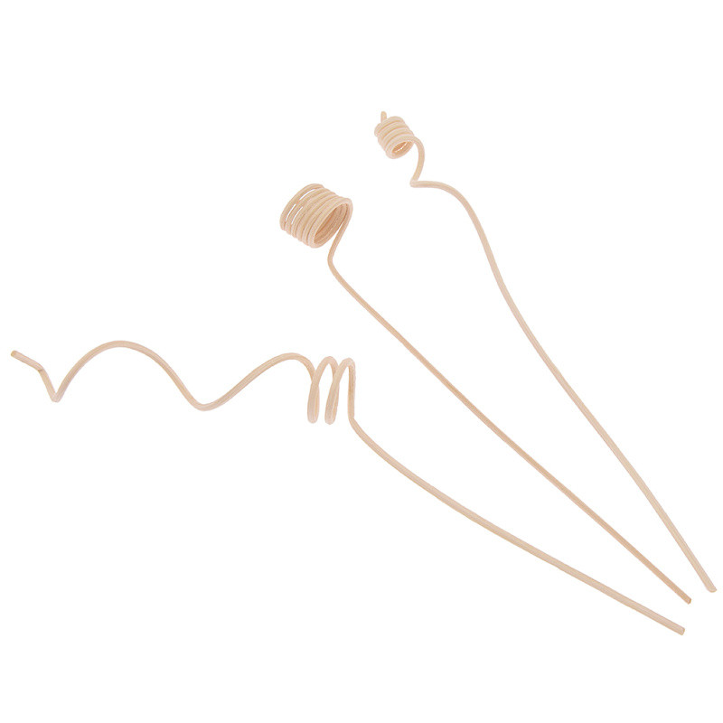 10 τμχ Ξύλινα καλάμια από ρατάν μέσα από λουλούδια Διαχυτήρες αξεσουάρ Ραβδί αντικατάστασης διάχυσης καλαμιών DIY Διακόσμηση σπιτιού