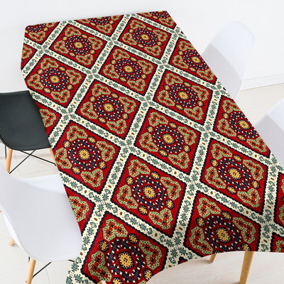 Ģeometrisko svītru apdruka ūdensizturīgs galdauts kāzu galdauts galdauts taisnstūrveida kafijas galdiņš viesistabas serape