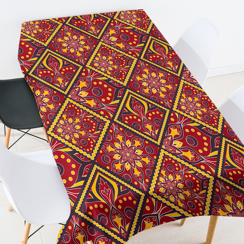 Ģeometrisko svītru apdruka ūdensizturīgs galdauts kāzu galdauts galdauts taisnstūrveida kafijas galdiņš viesistabas serape