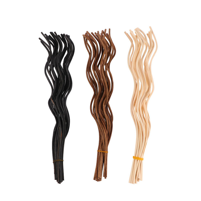 Lychee Life 20vnt banguotas rotango nendrių kvapų difuzorius, pakeičiamas užpildymo lazdelės Oro gaiviklis kambario kvepalų rotango difuzorius