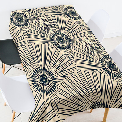 Ģeometriskas svītras pusdienu galda dekorēšana kāzu dekorēšana kafijas galdiņš viesistabai mežģīņu galdauts rūtains galdauta mētelis