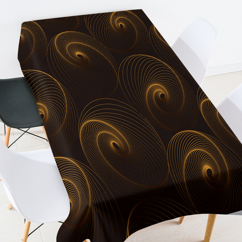 Ģeometriskas svītras pusdienu galda dekorēšana kāzu dekorēšana kafijas galdiņš viesistabai mežģīņu galdauts rūtains galdauta mētelis