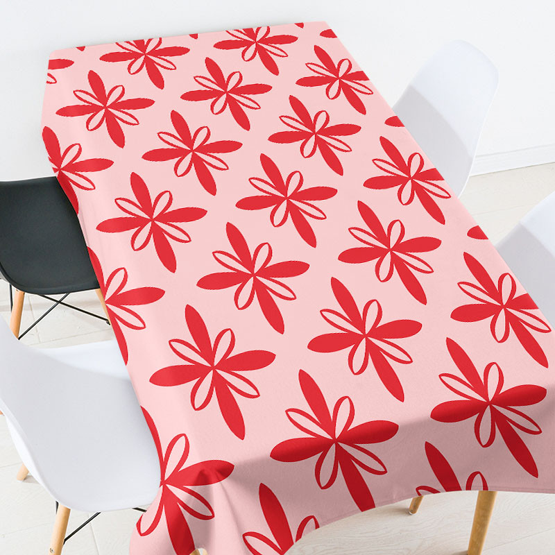 Krāsu ģeometriski svītraina režģa galdautu komplekts kāzu dekorēšana Elastīgs stikla galda aizsargs taisnstūra galdauts