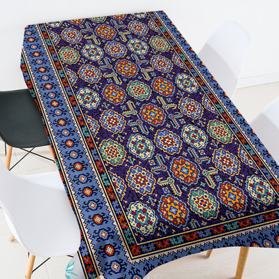 Ģeometriski svītrains režģis taisnstūra galda galdauts galdautu komplekts Prettraipu galdauts kāzu dekorācijas piknika sega