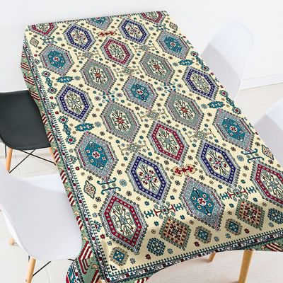 Ģeometriski svītrains režģis taisnstūra galda galdauts galdautu komplekts Prettraipu galdauts kāzu dekorācijas piknika sega