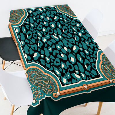 Ģeometriski svītrains režģis taisnstūra galda galdauts galdautu komplekts Prettraipu galdauts kāzu dekorācijas piknika sega