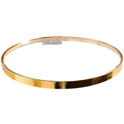 Gražios aukso spalvos apvalios formos kaltinės geležies dekoratyvinės stiklo plūduriuojančios lentynos augalas plūduriuojanti lentyna Lengvas montavimas