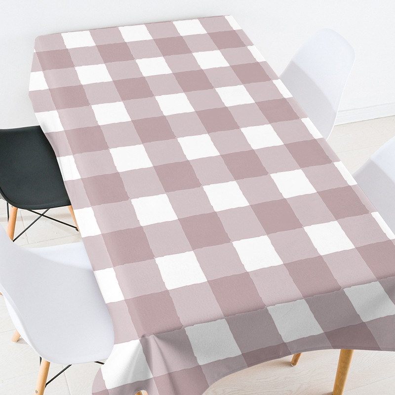 Geomeetriline triibuline võre Plekivastane laudlina laudlina komplekt peokaunistus Ristkülikukujulised laudlinad Söögilauad