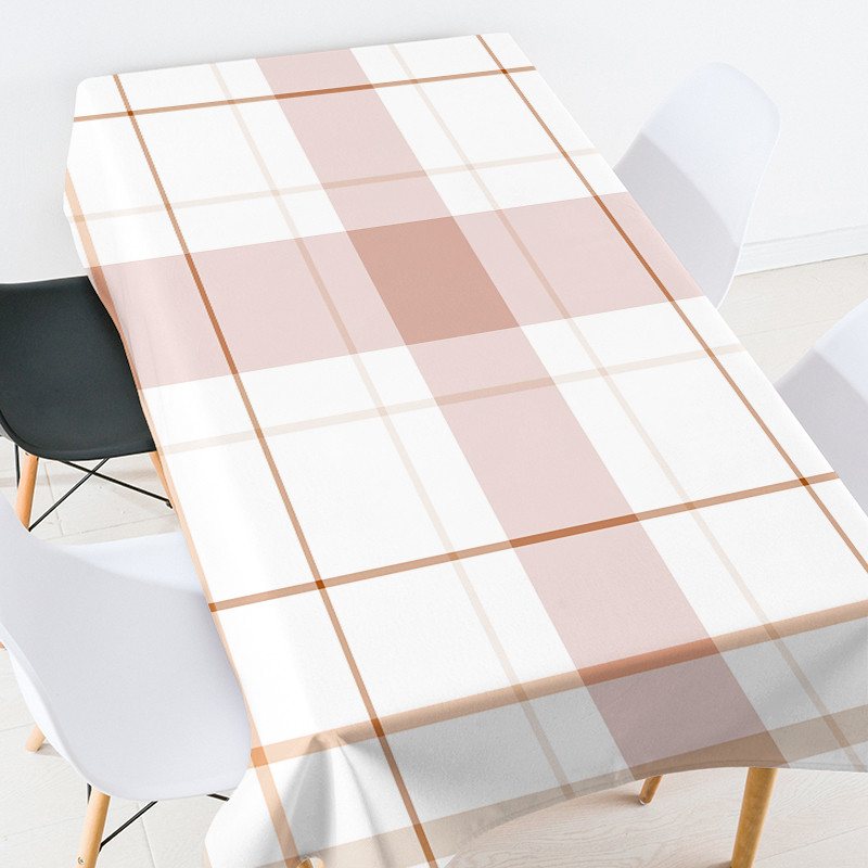 Geomeetriline triibuline võre Plekivastane laudlina laudlina komplekt peokaunistus Ristkülikukujulised laudlinad Söögilauad