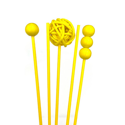 5db Színes Fa Golyós Rattan Botok Otthon Illatok Színes Rattan Ball Reed Diffúzor Botok Barkácsolás Díszek Otthoni Dekoráció