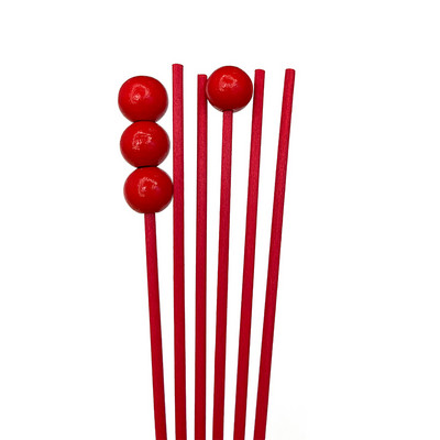 6 бр. Резервен аромадифузор с дървена топка Ратанови тръстикови пръчици Освежител за въздух Ароматерапия Ароматни стикове Пръчици за пълнене на дифузьор с масло