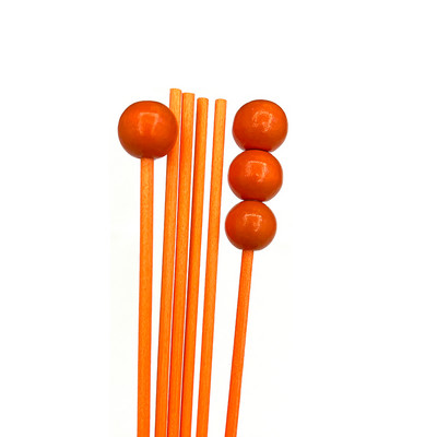 6 бр. Резервен аромадифузор с дървена топка Ратанови тръстикови пръчици Освежител за въздух Ароматерапия Ароматни стикове Пръчици за пълнене на дифузьор с масло