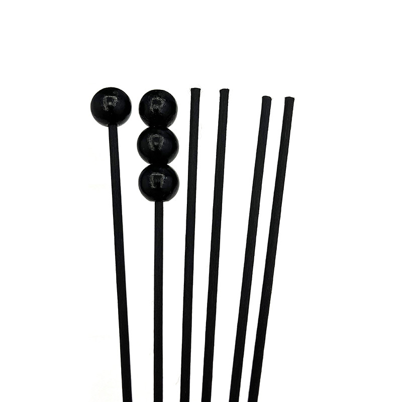 6 бр. Резервен аромадифузор с дървена топка Ратанови тръстикови пръчици Освежител за въздух Ароматерапия Ароматни стикове Пръчици за пълнене на дифузьор с масло