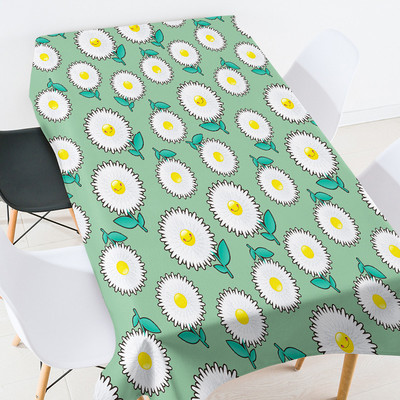 Ģeometriski svītraini ziedi taisnstūra galds galdauts kāzu noformējums Prettraipu galdauts ballīšu dekorēšana Galda pusdienošana