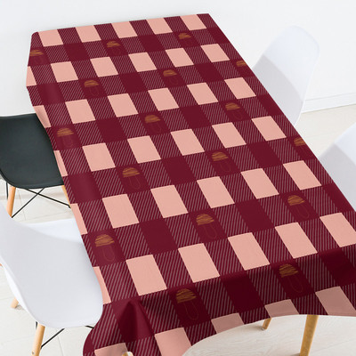 Ģeometriski svītraini ziedi taisnstūra galds galdauts kāzu noformējums Prettraipu galdauts ballīšu dekorēšana Galda pusdienošana