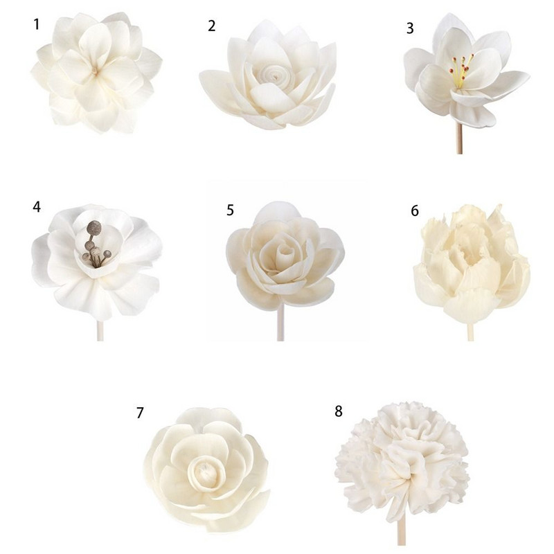 Dažomi natūralūs rankų darbo kvapai Svetainė namams Tongcao gėlių aromatinių smilkalų difuzoriaus lazdelės, džiovintos gėlės