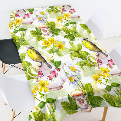 Ziedu lapas Galdauts galdam Galdauts ūdensizturīgs galdauts galds ūdensizturīgs galdauts Ēdamistabas galdi Galda ēdamistaba