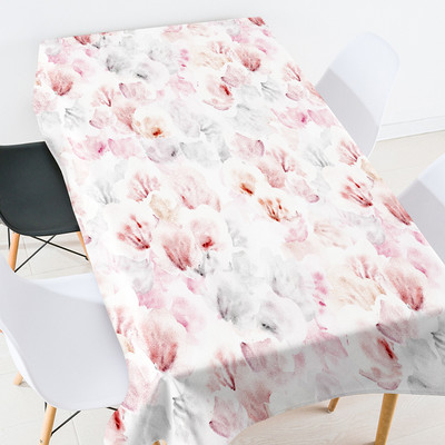 Ziedu lapas galdauts ūdensizturīgs galda galdauts Ēdamistabas galdi Galds pusdienu galda skrējējs galdauts kāzu dekorācijas mētelis