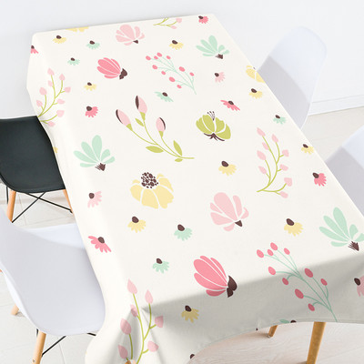 Ziedu lapas galdauts ūdensizturīgs galda galdauts Ēdamistabas galdi Galds pusdienu galda skrējējs galdauts kāzu dekorācijas mētelis