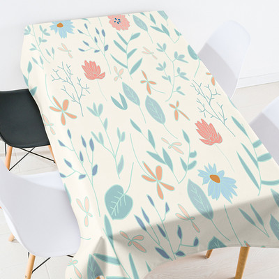 Ziedu lapas galdauts ūdensizturīgs galda galdauts Ēdamistabas galdi Galds pusdienu galda skrējējs galdauts kāzu dekorācijas mētelis