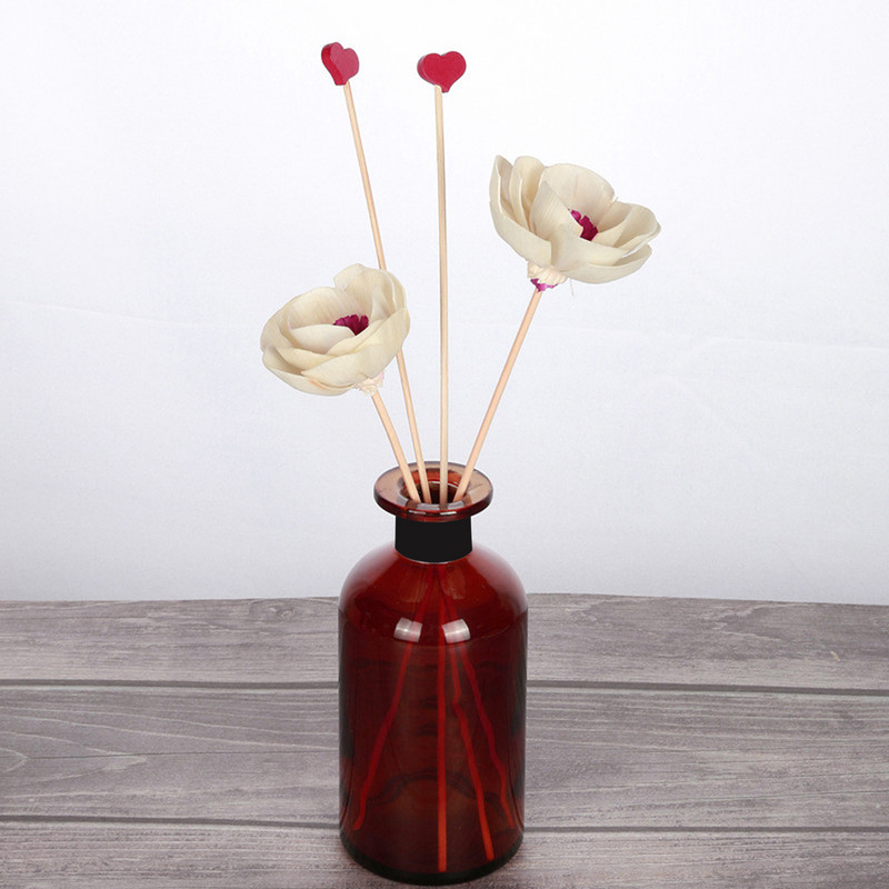 5/10/12gab. Ziedu forma bez uguns Aromterapijas rotangpalma niedru difuzora nomaiņai. Mājas vannas istabas dekorēšana aromātiska