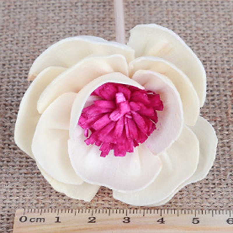 5/10/12gab. Ziedu forma bez uguns Aromterapijas rotangpalma niedru difuzora nomaiņai. Mājas vannas istabas dekorēšana aromātiska