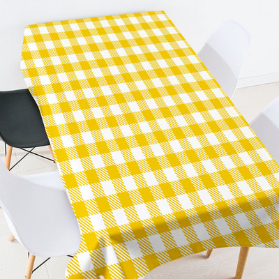 Ģeometriski svītrains režģis Elastīgs stikla galda aizsargs Eļļas lupats uz galda Taisnstūrveida galdauti ballīšu dekorēšanas galdauts