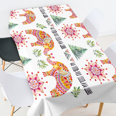 Ģeometriski svītrains režģis Elastīgs stikla galda aizsargs Eļļas lupats uz galda Taisnstūrveida galdauti ballīšu dekorēšanas galdauts