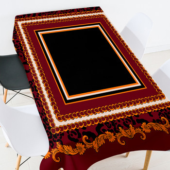 3D печат на цветя одеяло за пикник сватбена украса Покривка против петна Европейски покривки за маса Покривка за маса за маса Покривка