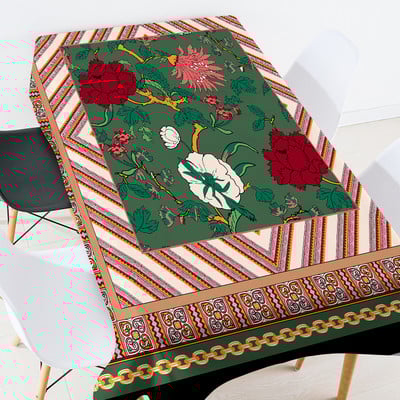 3D lilleprintimine piknikutekk pulmakaunistus Plekivastane laudlina euroopa laudlinad söögilaua kate laudlina